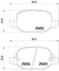 FIAT 77366993 Brake Pad Set, disc brake